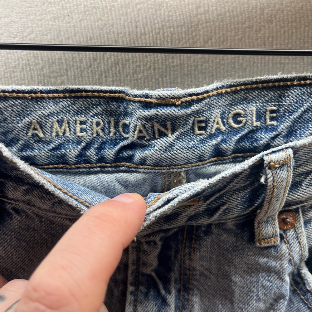 American Eagle Distressed Trashed Highest Rise Mo… - image 2